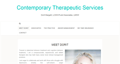Desktop Screenshot of contemporarytherapeuticservices.com